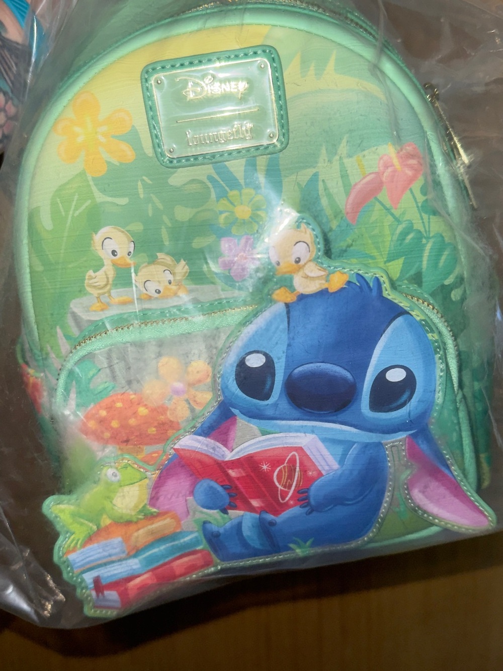 Disney Lilo & Stitch Backpack – Blue & Green
